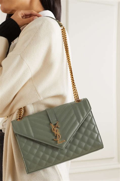 baby blue ysl envelope|ysl medium envelope bag.